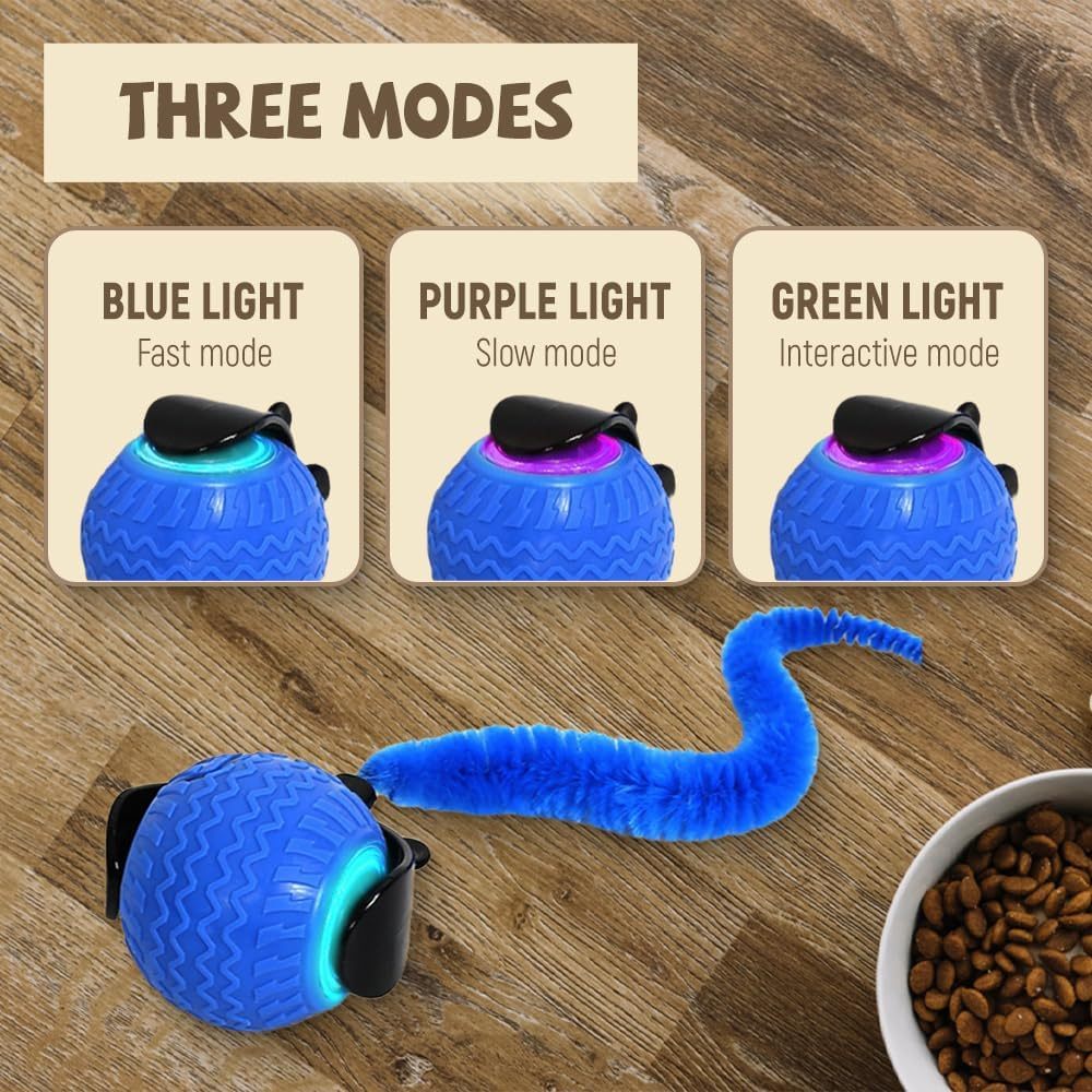 Interactive Cat Ball Toy, 2025 New Cat Ball Toys With Cord Mouse