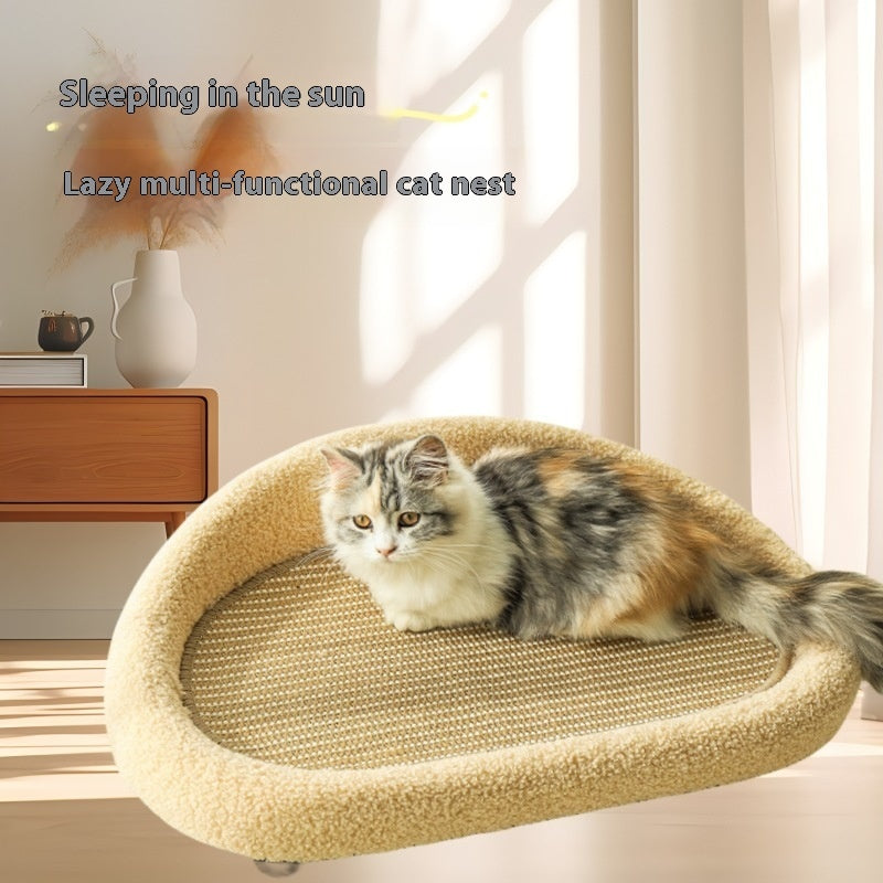 Cat Scratch Board Cat Sofa Cat Nest Integrated Sisal Anti-dandruff