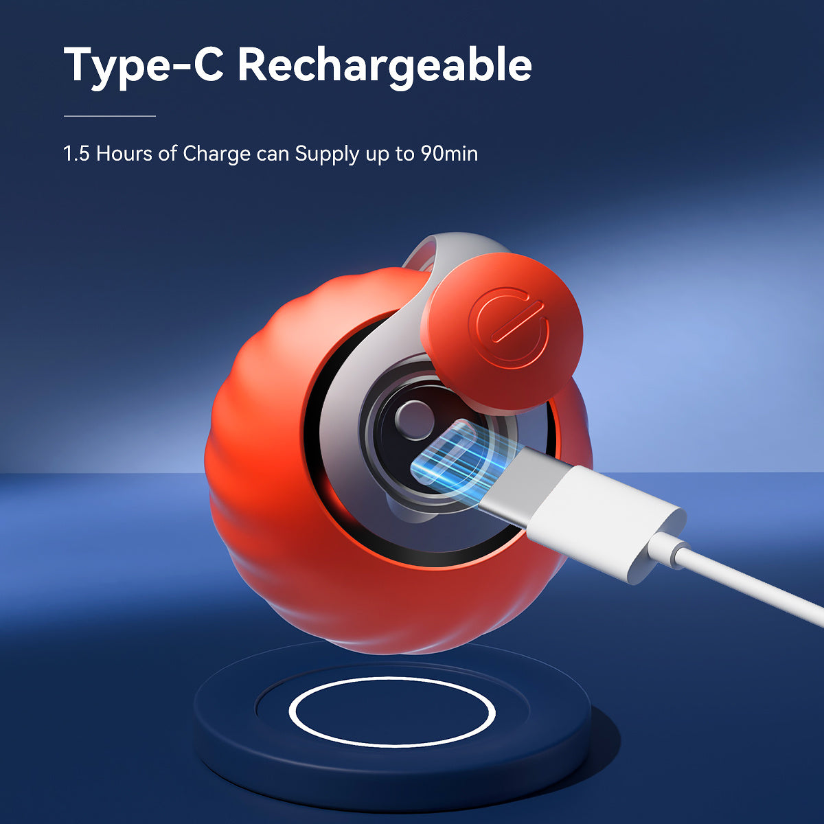 2025 Smart Interactive Cat Ball,Type-C Rechargeable Interactive Cats Toy