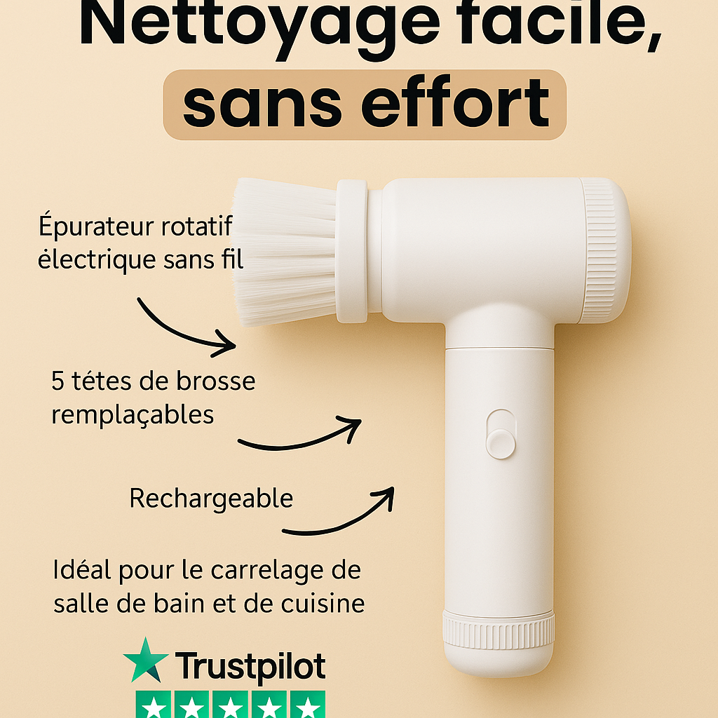 Brush&Go: Brosse Électrique Sans Fil™